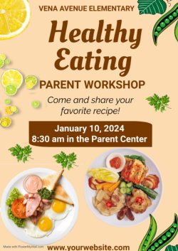 Healthy Eating Parent Workshop Flyer